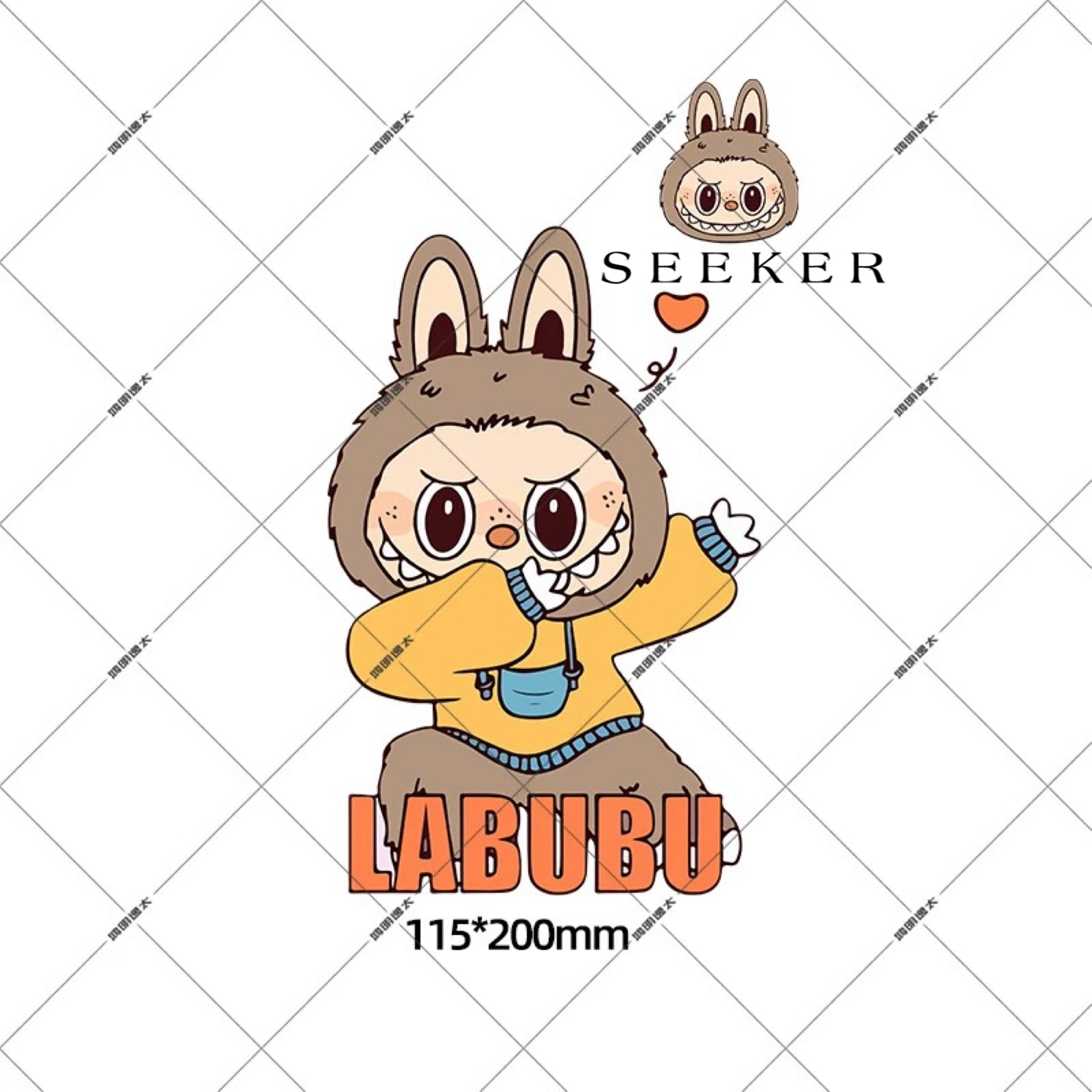 LABUBU THE MONSTERS - Vehicle Stickers by SEEKER