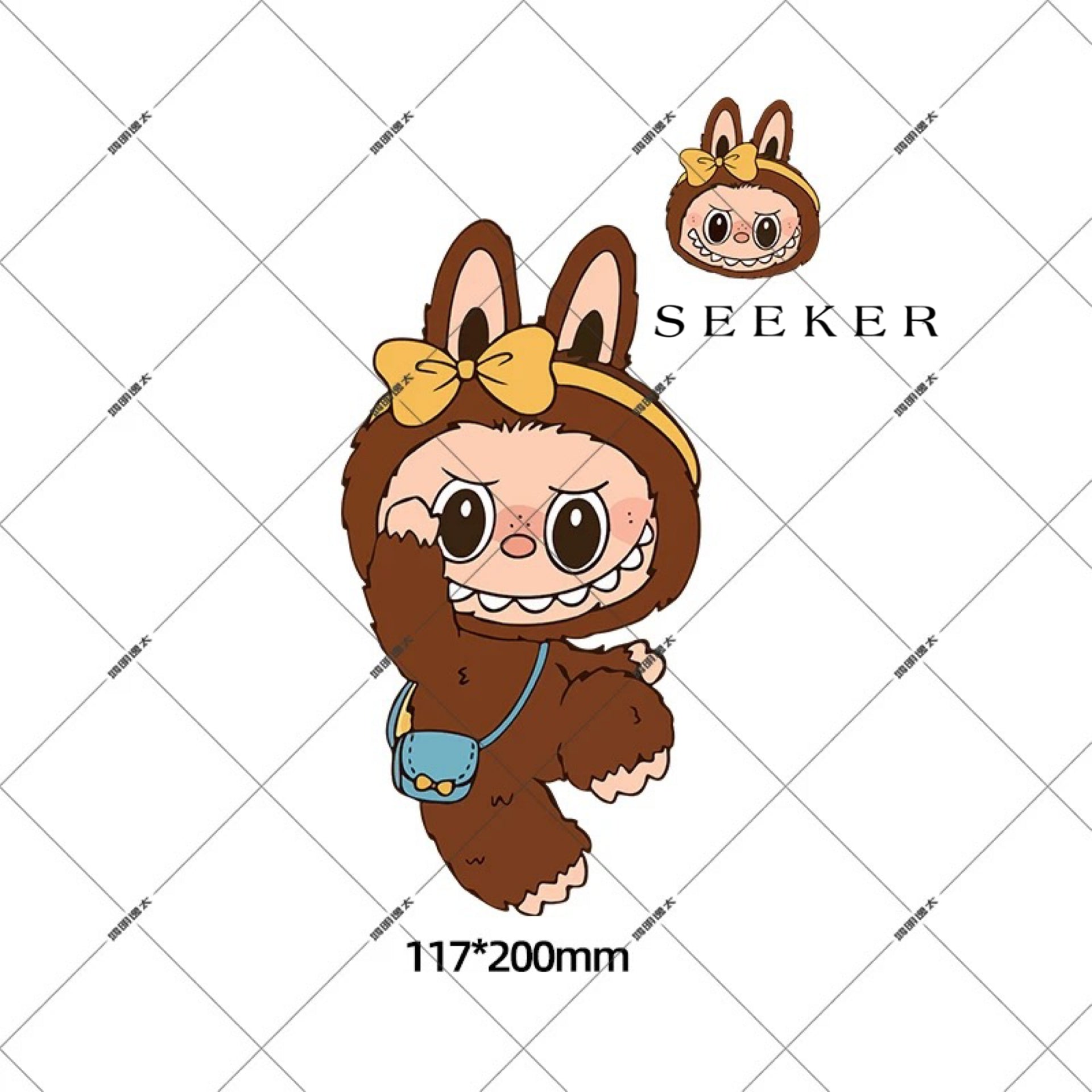 LABUBU THE MONSTERS - Vehicle Stickers by SEEKER