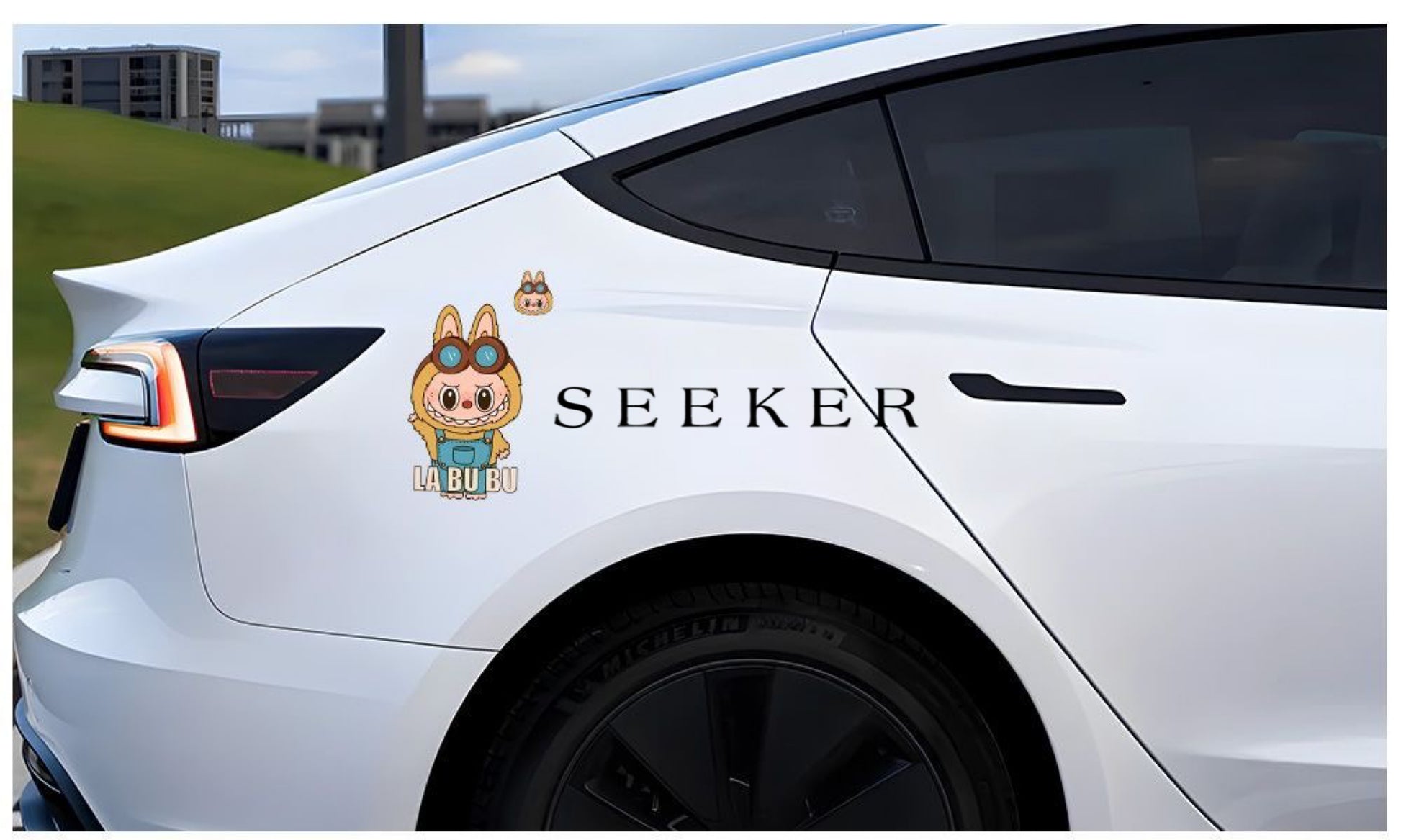 LABUBU THE MONSTERS - Vehicle Stickers by SEEKER