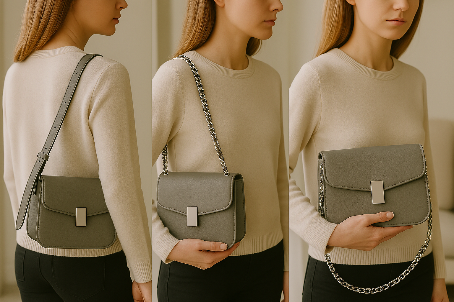 GRIS LEATHER BAG