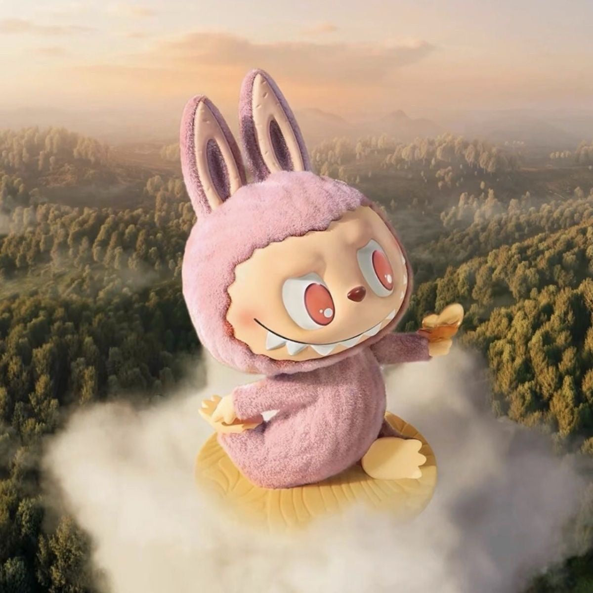 LABUBU LAZY YOGA by THE MONSTERS